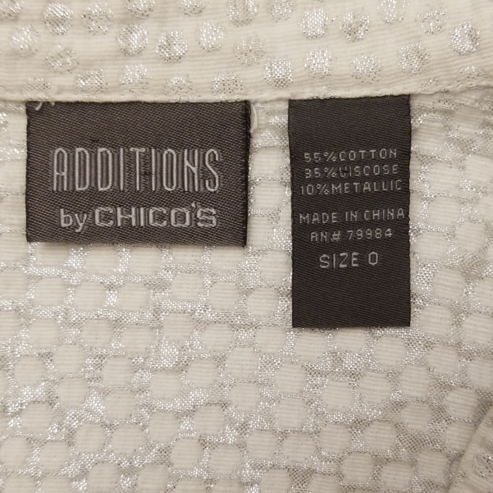 Fabulous white and silver jacket - Picture 6 of 6